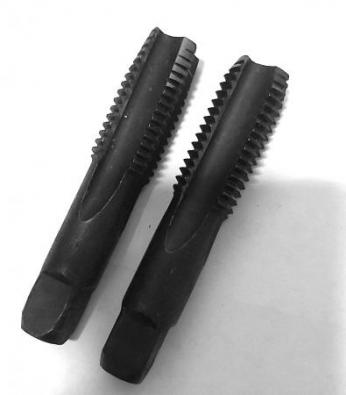 Метчик М20х2,5; ручные, комплект из 2 шт, У12А, 89/40 мм, основной шаг, СССР.